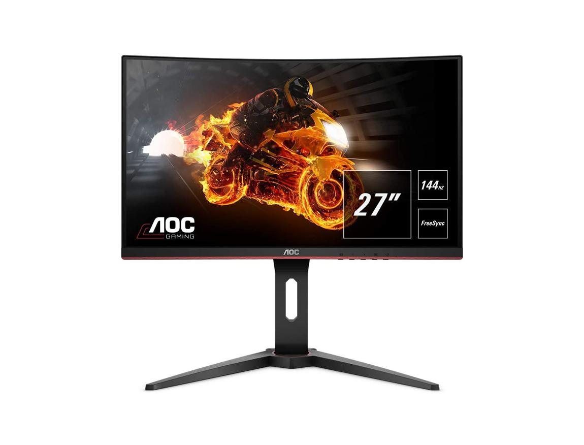 Monitor AOC LED 27 ( C27G1 ) Gaming, 1920x1080, Curvo, VGA / HDMI / DP,  144Hz.