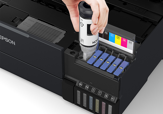 Impresora Multifuncional Epson ECOTANK L4260 con Sistema de Tinta Continua,  WiFi y 4 Tintas Extras C11CJ63301